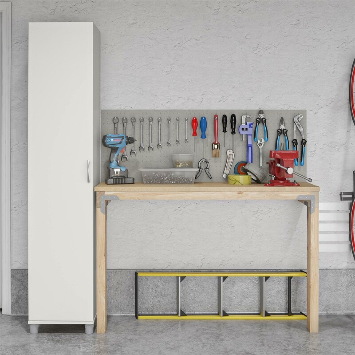 Natty Bathroom Storage Cabinet With Shelves - Image 3