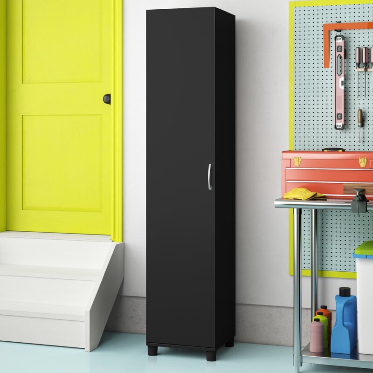 Natty Bathroom Storage Cabinet With Shelves - Image 8