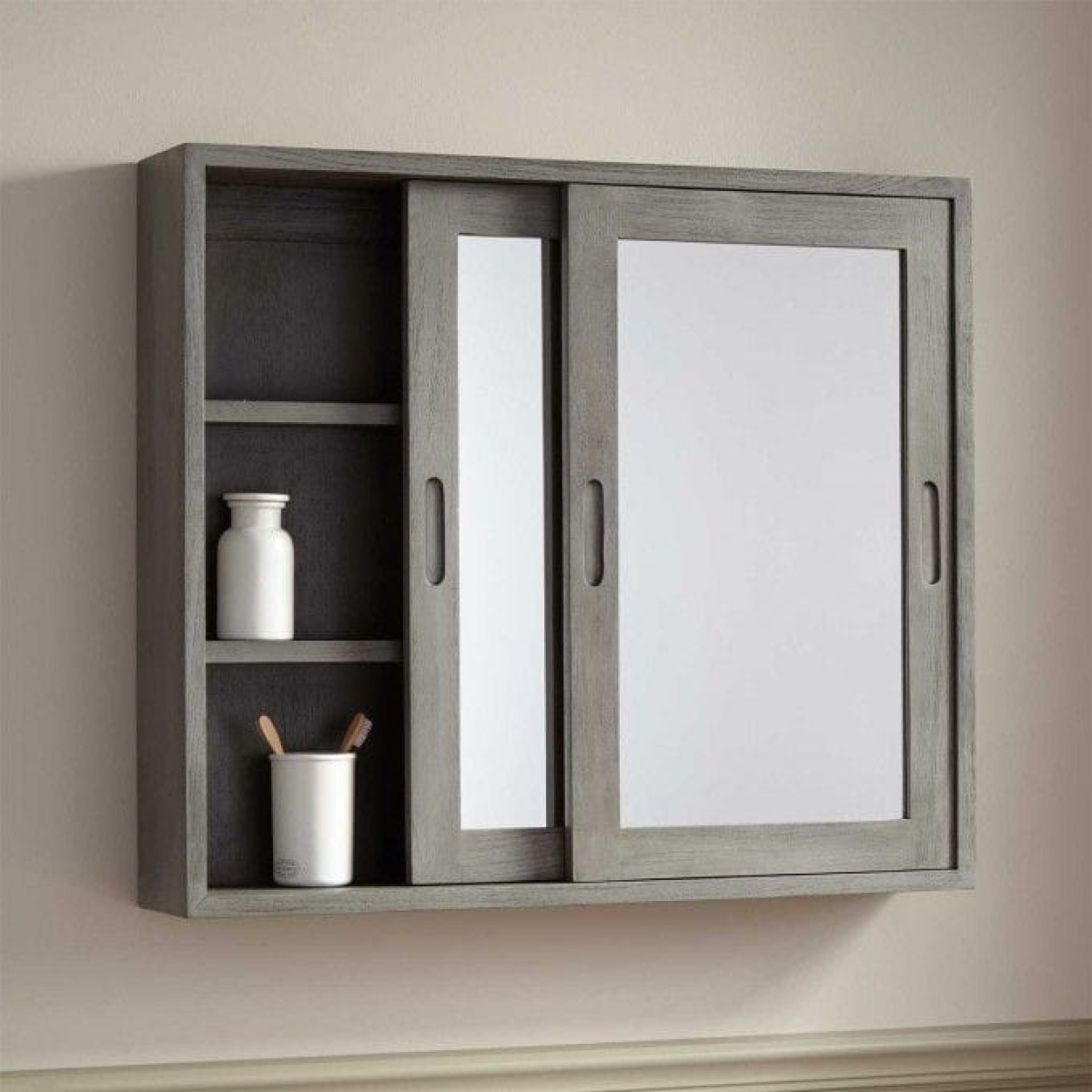 Amber Mirror with Storage Space - Image 1