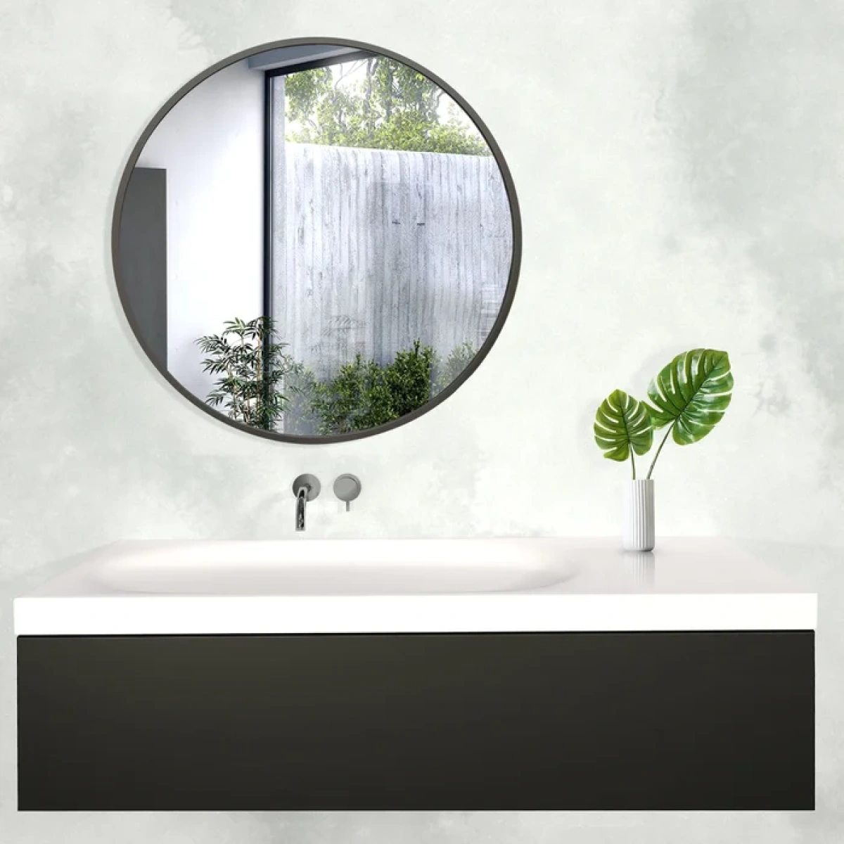 curyna Round Wall Mounted Mirror - Image 5
