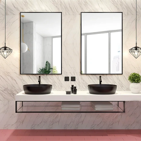 Eppinger Rectangle Metal Wall Mirror