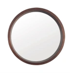 Gravity Round Wood Wall Mirror - Image 4