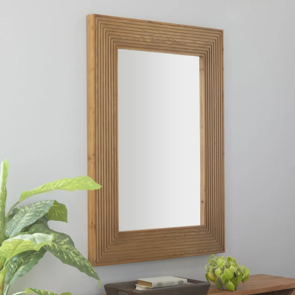 Arame Brown Rectangle Wall Mirror