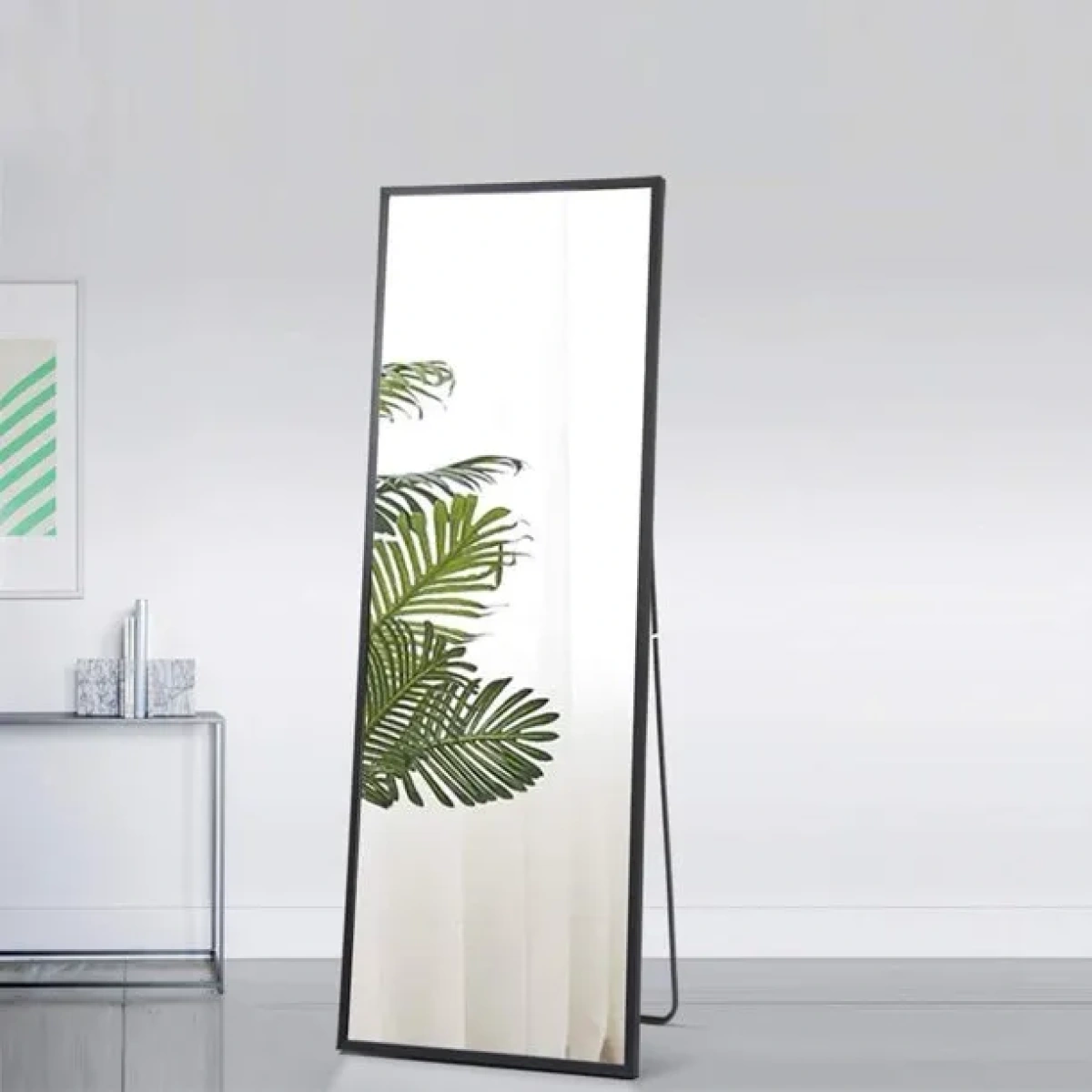 Metalia Free-standing Mirror With A Metal Frame - Image 1