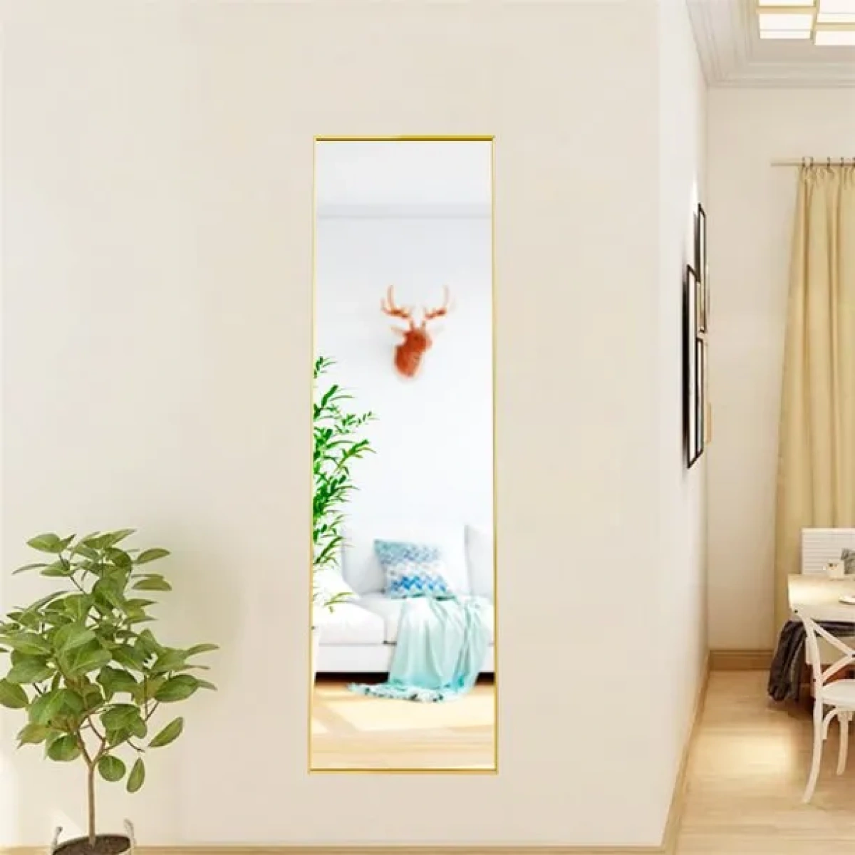 Metalia Free-standing Mirror With A Metal Frame - Image 3