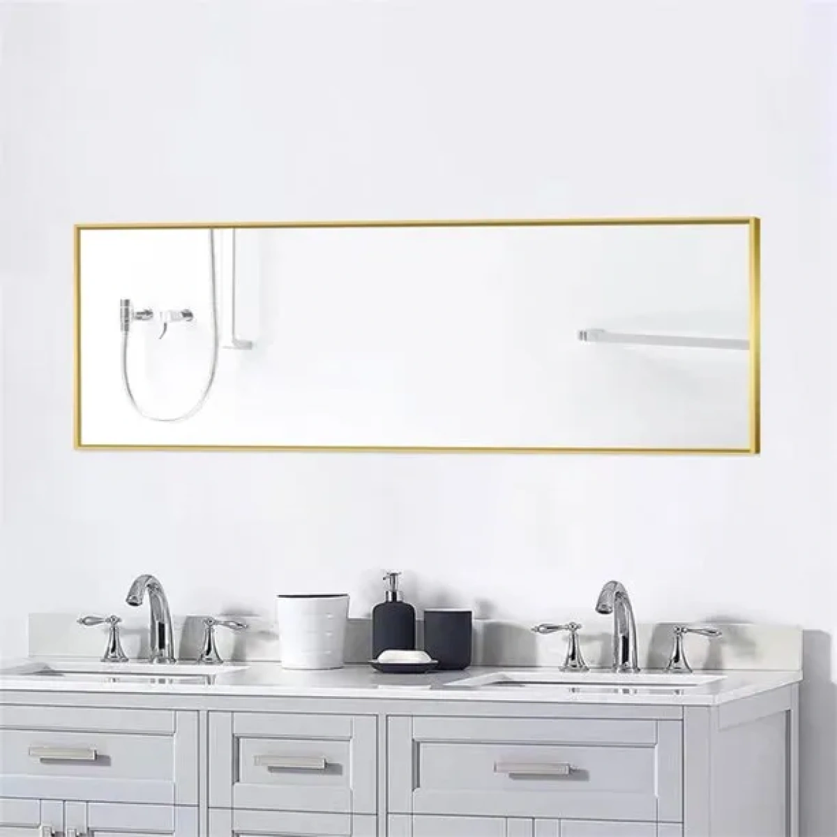 Metalia Free-standing Mirror With A Metal Frame - Image 4