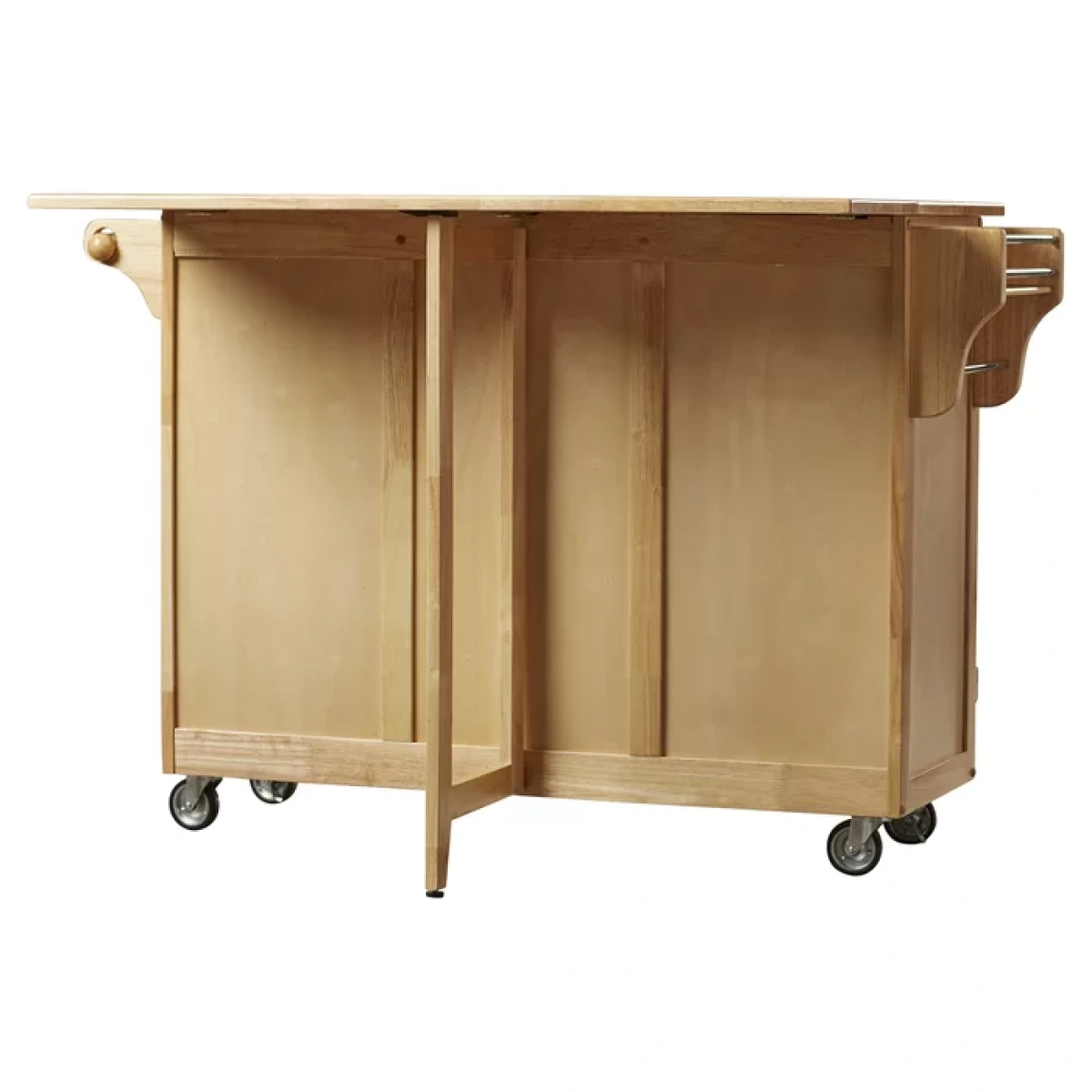 Wobbi Wooden Rolling Kitchen Island - Image 2