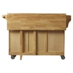 Wobbi Wooden Rolling Kitchen Island - Image 6