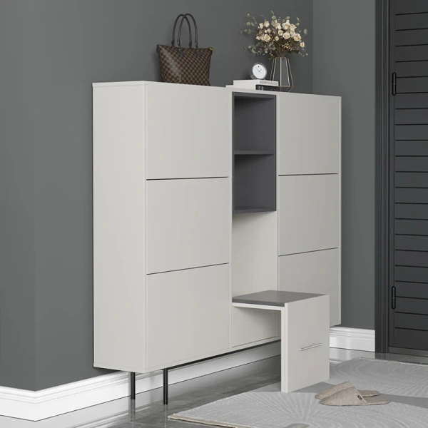 Etik Shoe Storage Cabinet With Turnover Doors