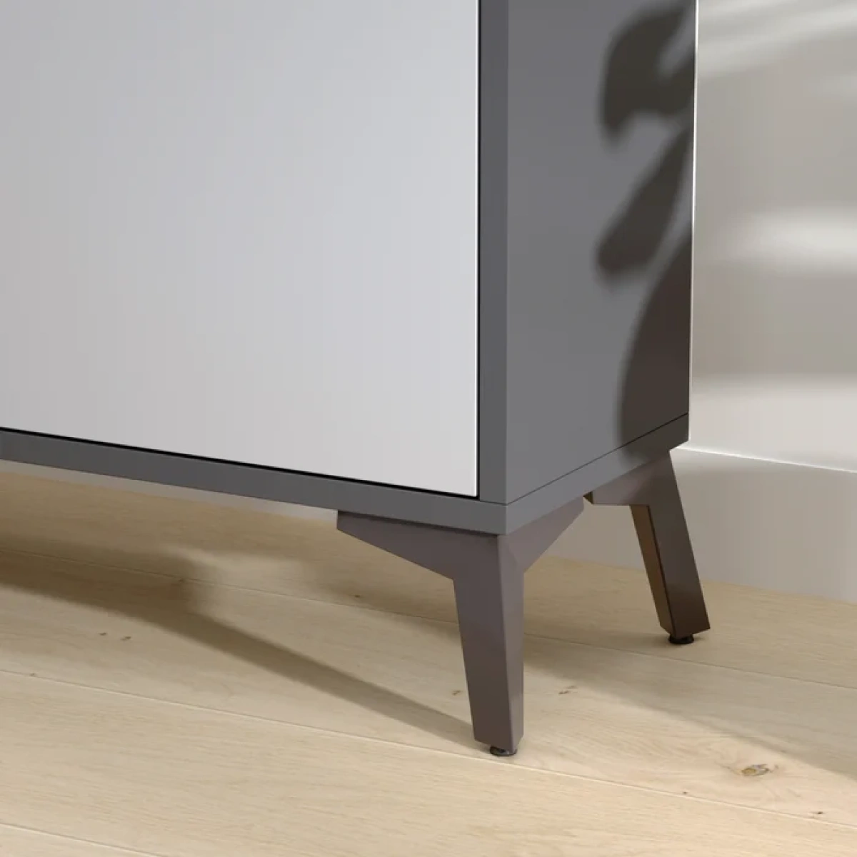 Recetar Shoe Storage Cabinet - 3 Folding Drawers - Image 5