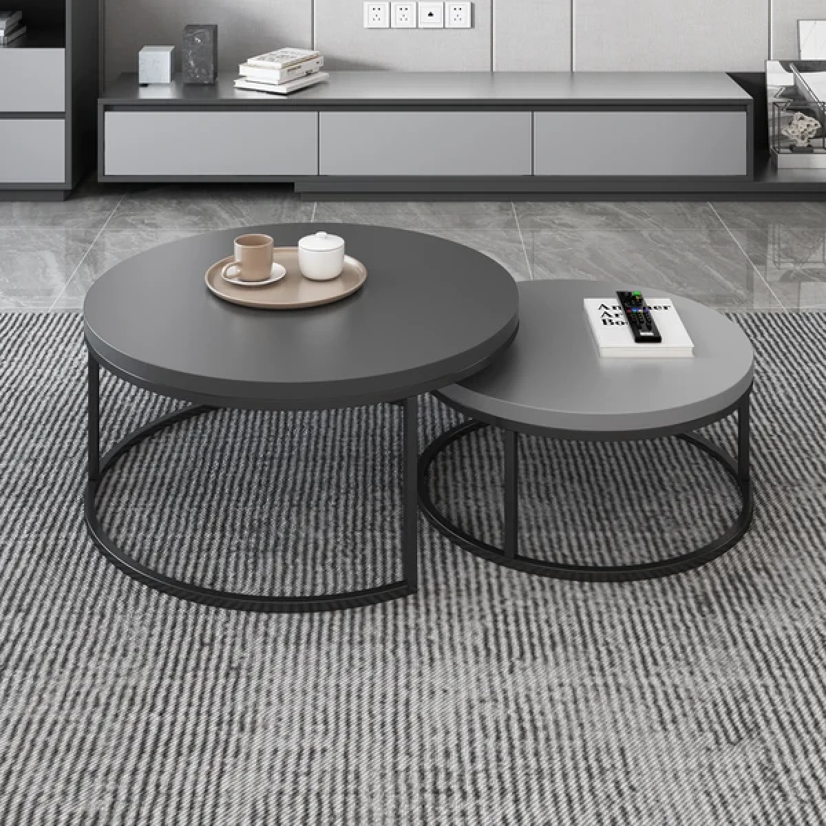 Fero Modern Coffee Table - 2 pieces - Image 3