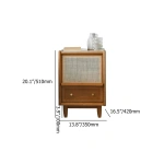 Avvelo Rattan Nightstand - 2 drawers - Image 6