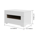 Legeto modern nightstand - one drawer - Image 6