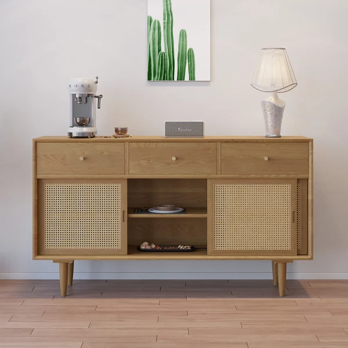 Renvo Natural wood Sideboard - Image 1