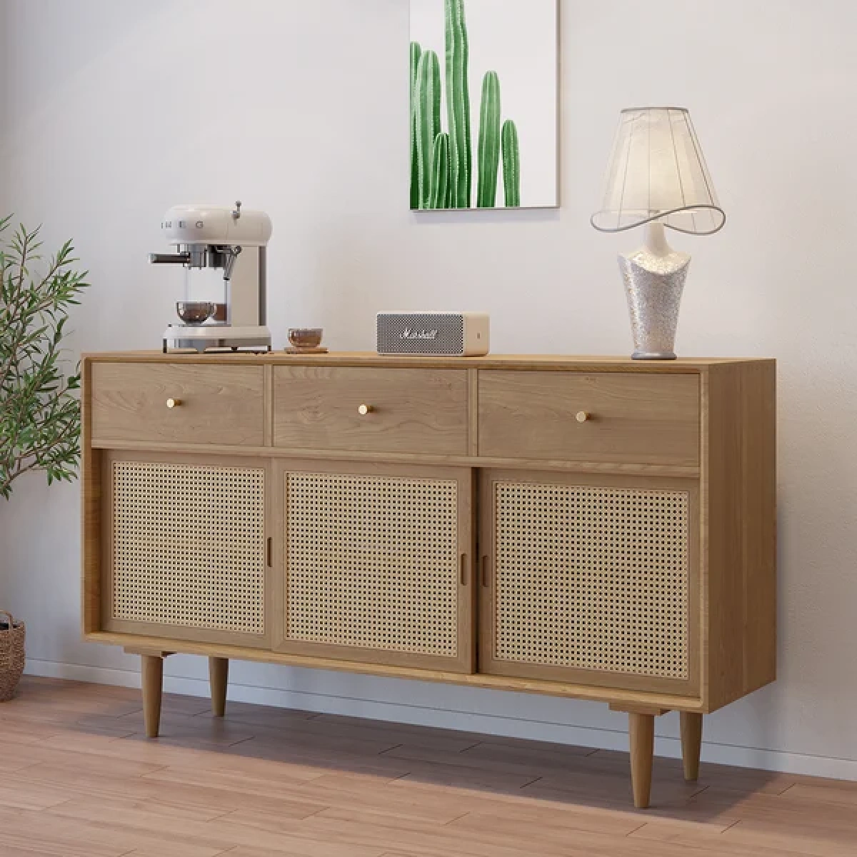 Renvo Natural wood Sideboard - Image 2