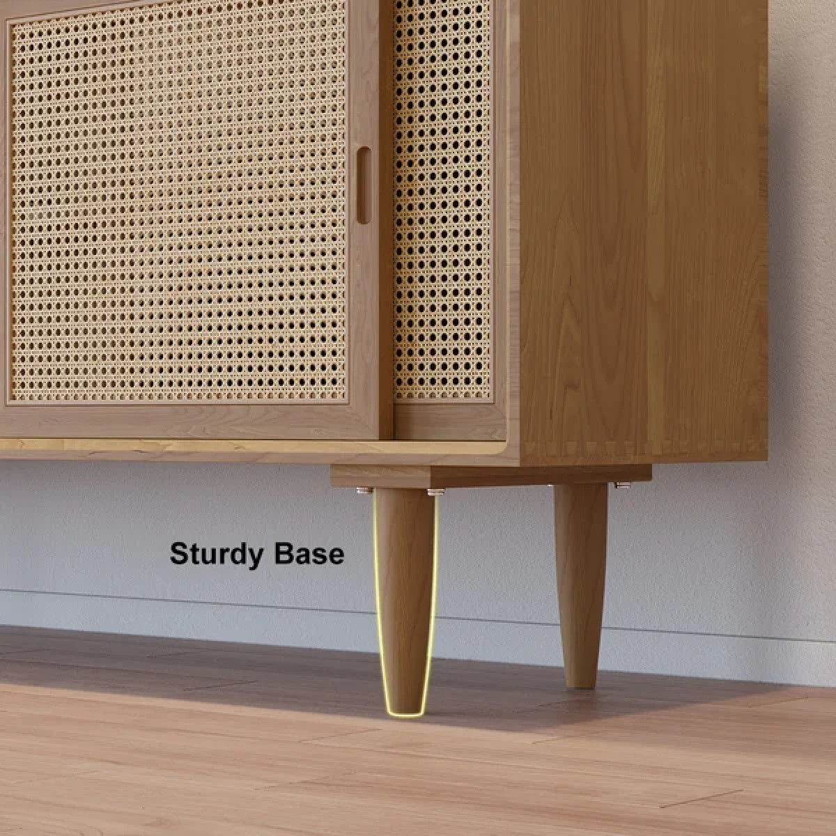 Renvo Natural wood Sideboard - Image 5