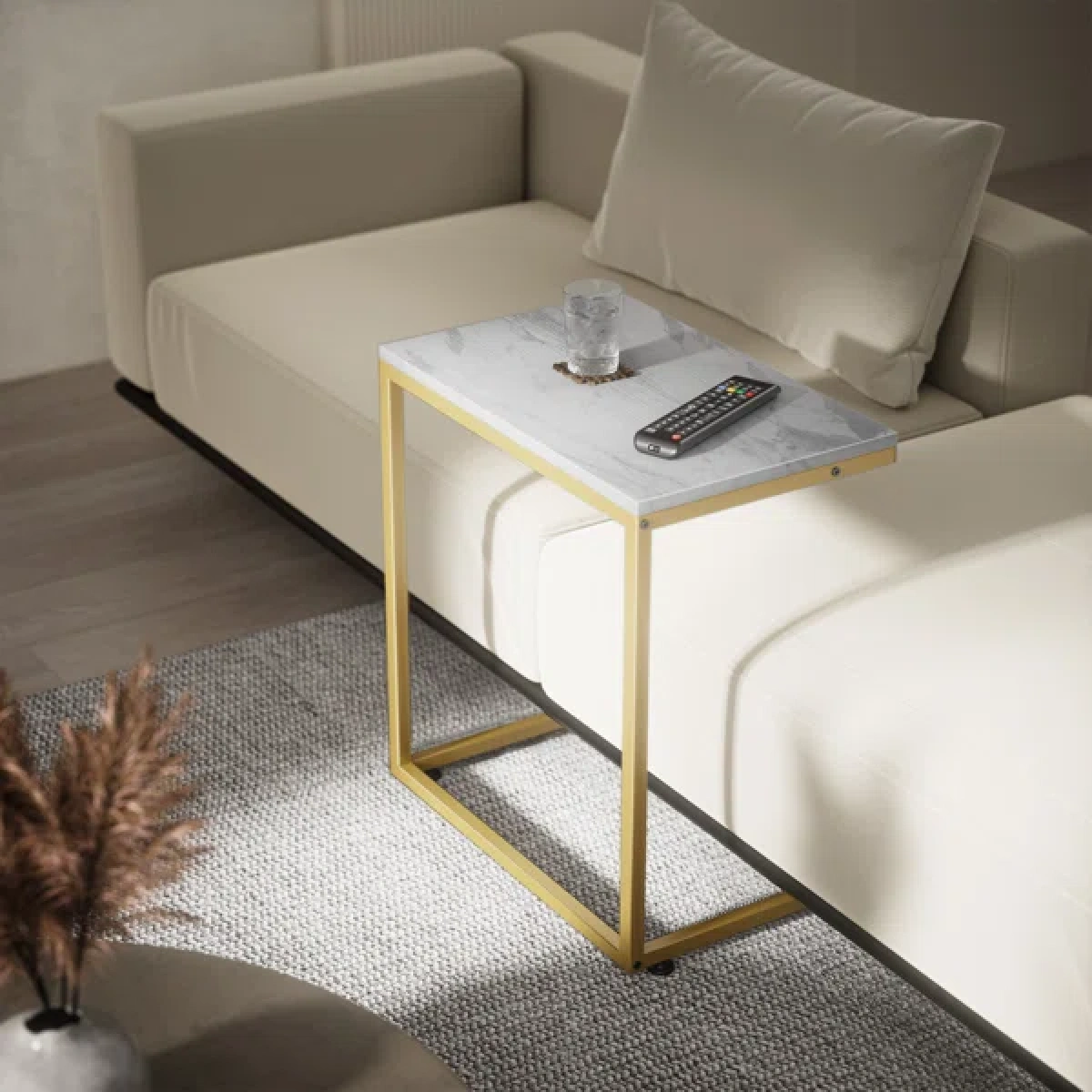 Laky Natural wood Side table - Image 6