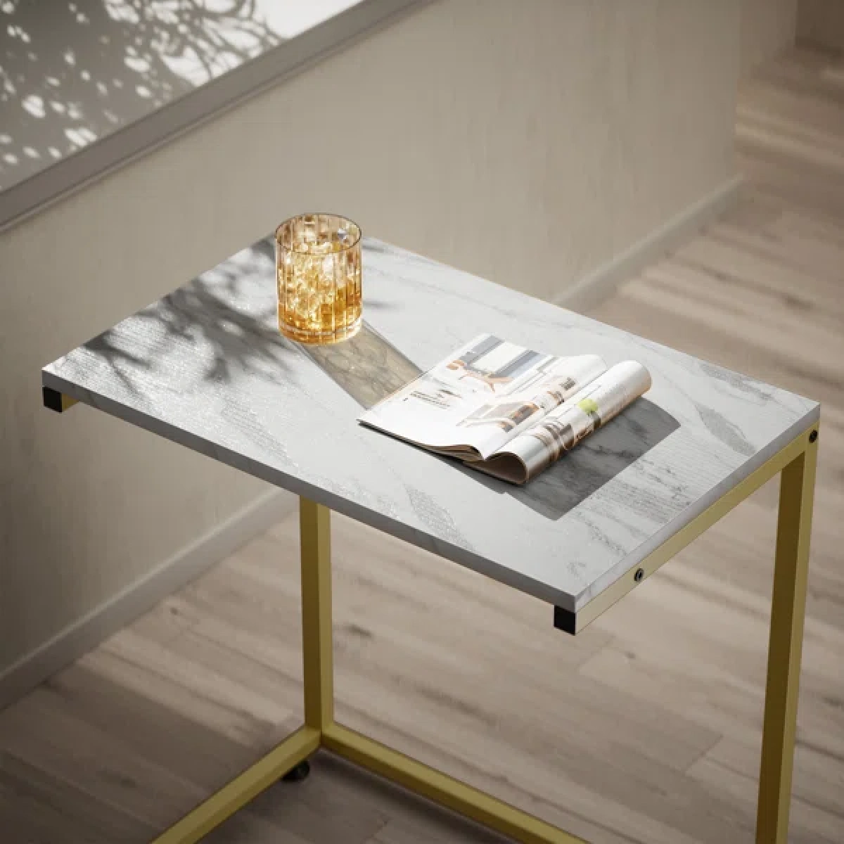 Laky Natural wood Side table - Image 7