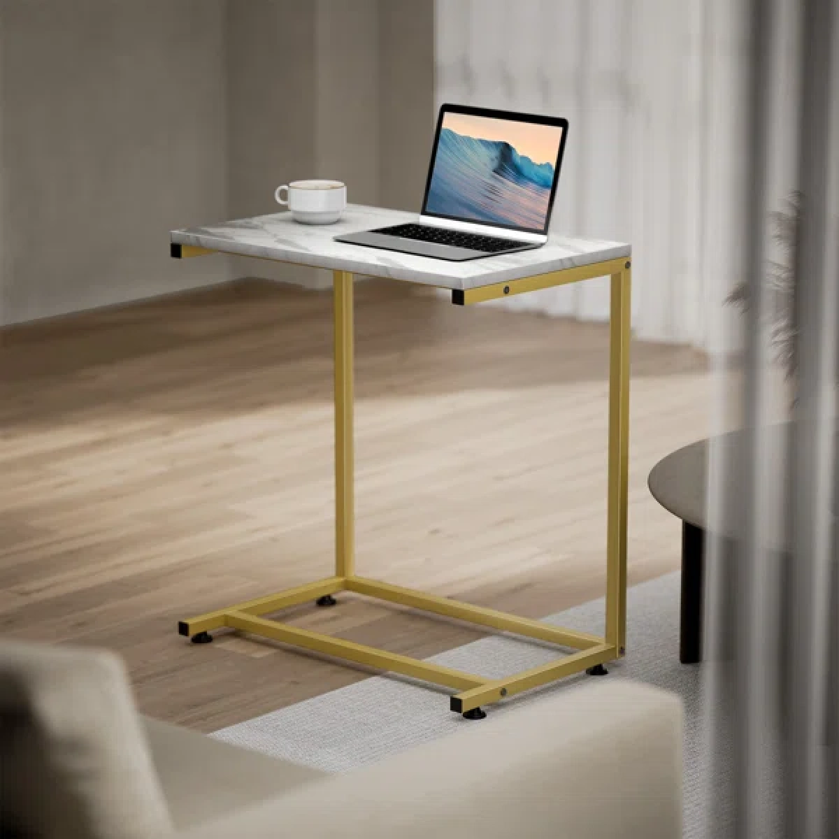 Laky Natural wood Side table - Image 8