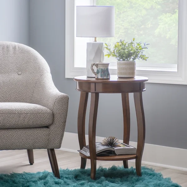 Charming Natural wood Side table