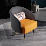 Selo leather Modern Arm chair - Image 3