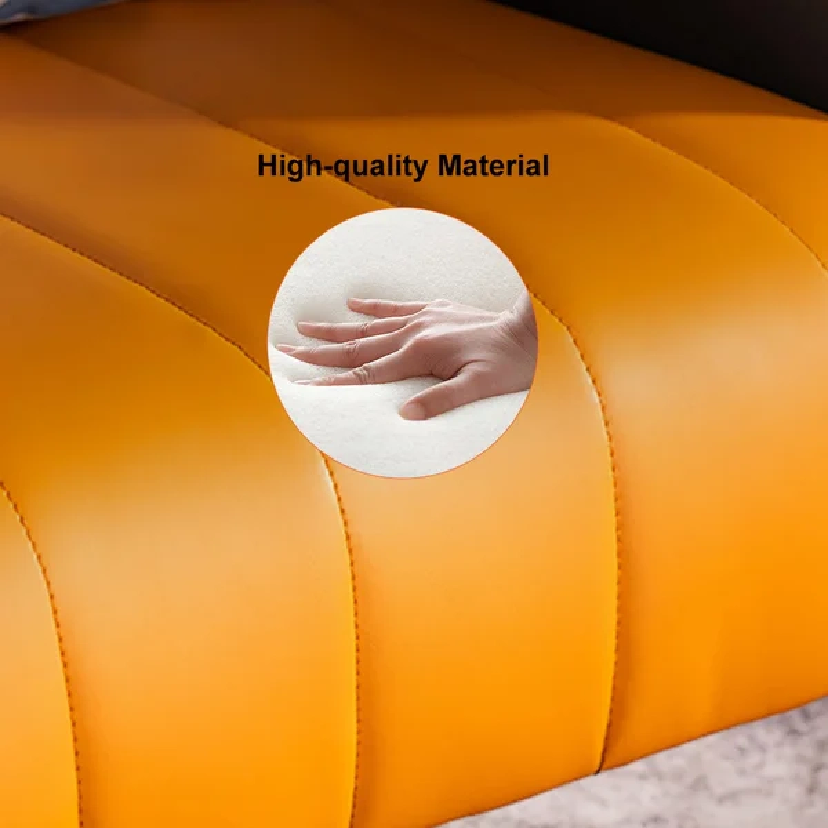 Selo leather Modern Arm chair - Image 4
