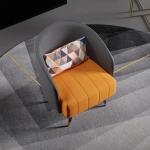 Selo leather Modern Arm chair - Image 6