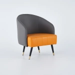 Selo leather Modern Arm chair - Image 9