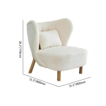 Katrin Arm chair Natural wood - Image 9