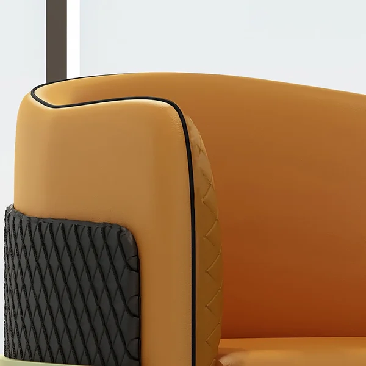 Metal chair leather - LAROCHE - Image 2