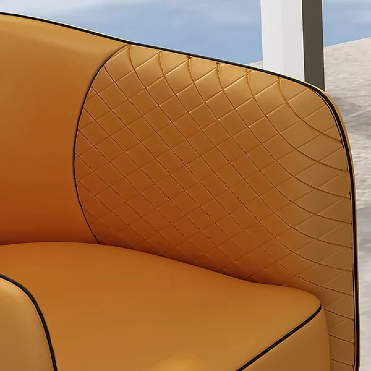 Metal chair leather - LAROCHE - Image 4