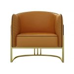 Metal chair leather - LAROCHE - Image 6