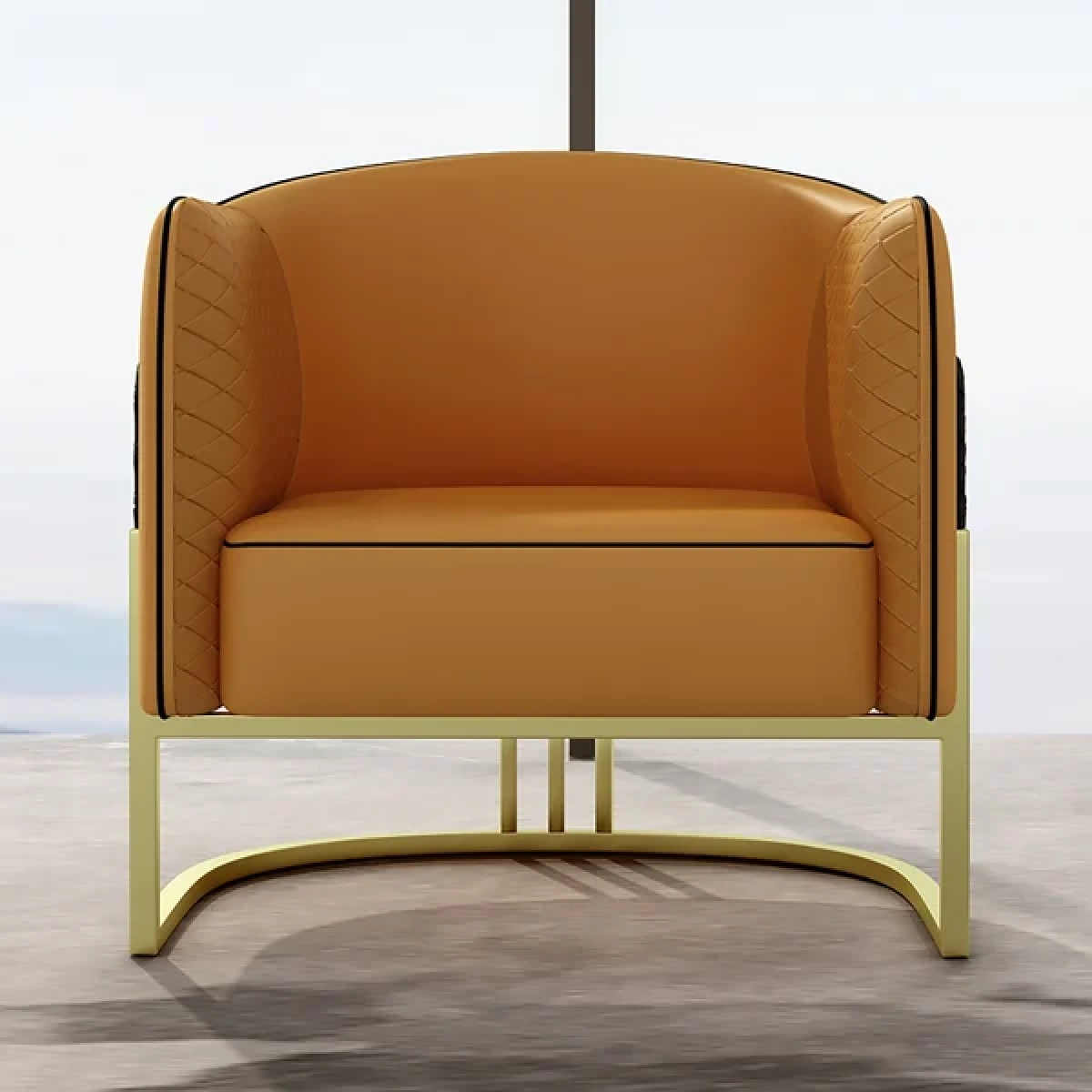 Metal chair leather - LAROCHE - Image 10