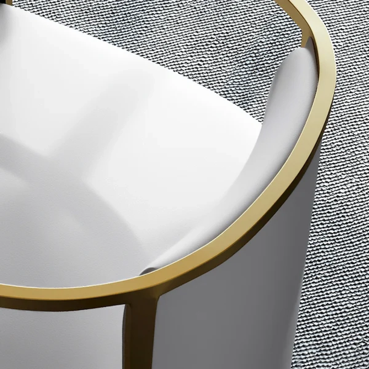 Louis Modern Metal chair and leather - Image 15