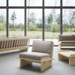 Natural wood chair - Wilson