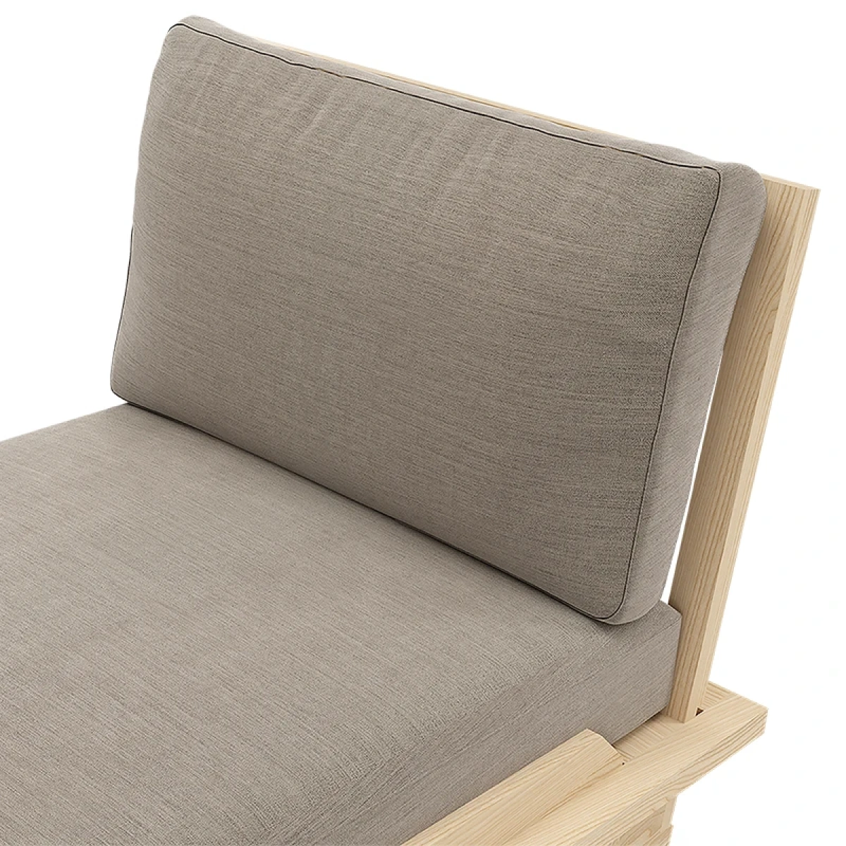 Natural wood chair - Wilson - Image 2