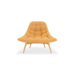 Elton Upholstered Natural wood chair - Image 7