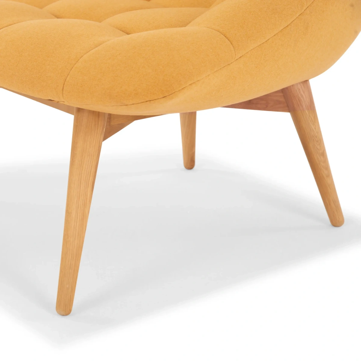 Elton Upholstered Natural wood chair - Image 9