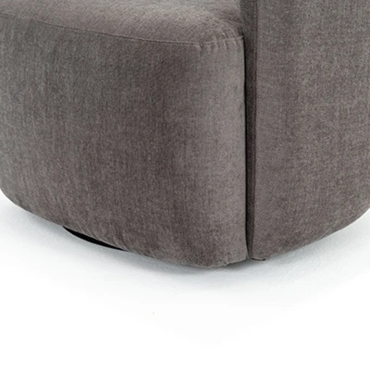 Lamoda Natural wood upholstered chair with 360 degree swivel base - Image 4