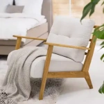 Casilio Natural wood chair - Image 7