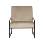 Arm chair with black frame-DELARY - Image 3