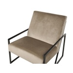 Arm chair with black frame-DELARY - Image 5
