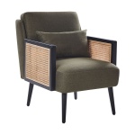 Fabric-Armchair with armrests and armrest - Image 2