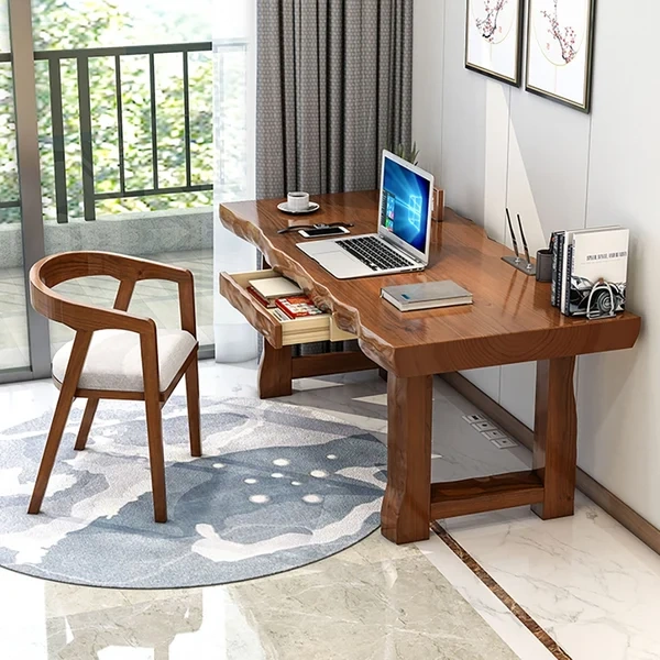 Carles Desk - Natural wood