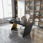 Cramphe Modern Desk with drawers - Image 10