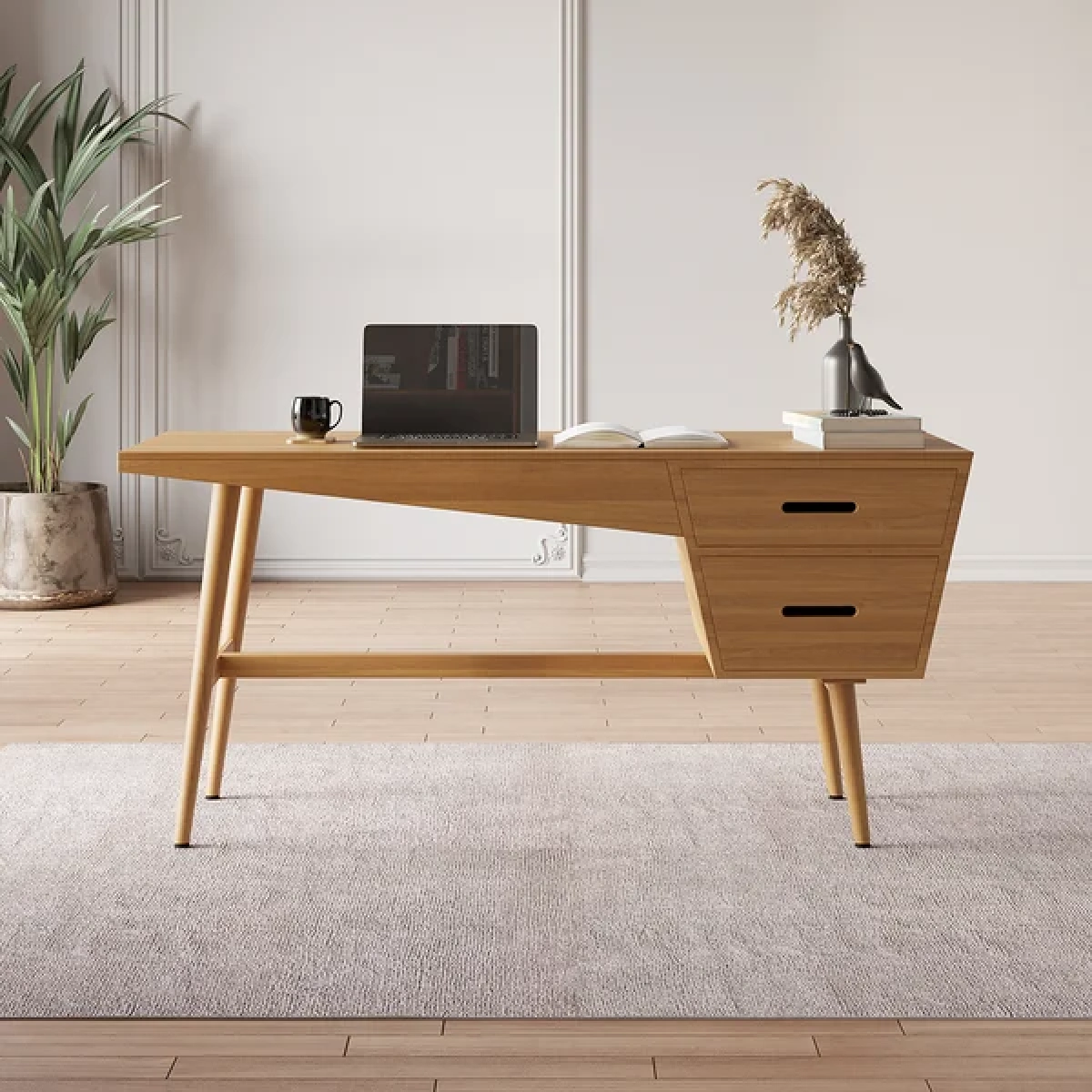 Sereni Desk Natural wood - Image 1