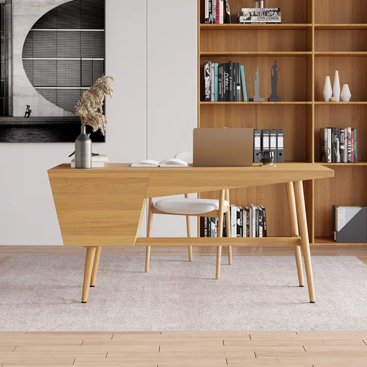 Sereni Desk Natural wood - Image 4
