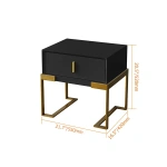 Venice Modern Nightstand - 2 Drawers - Image 4