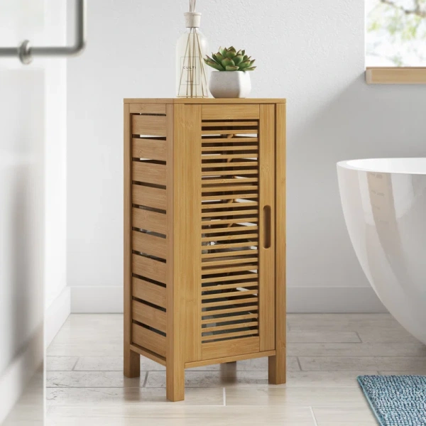 Paolo Natural wood Bathroom cabinet