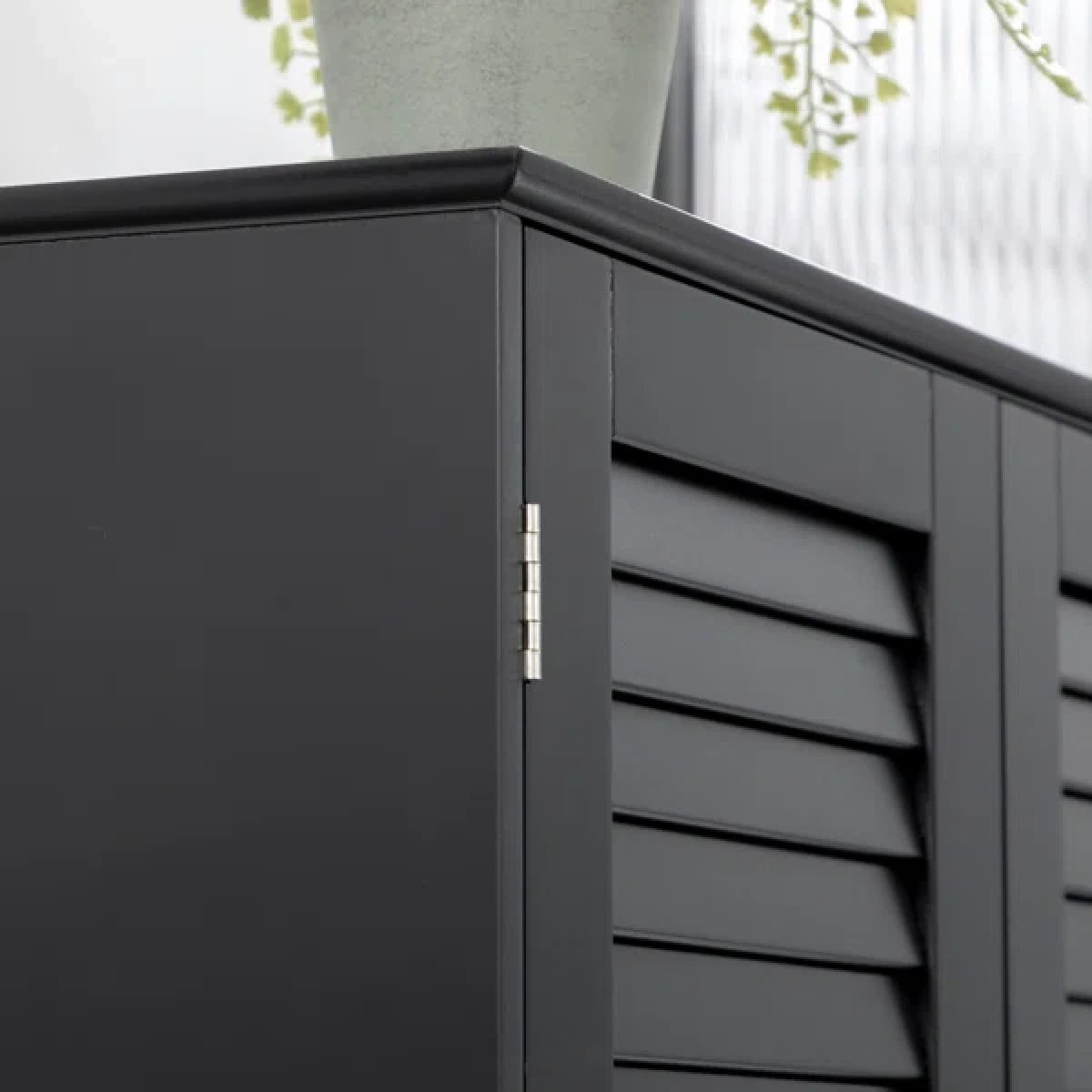 Aremiah Natural wood Bathroom cabinet - Image 4